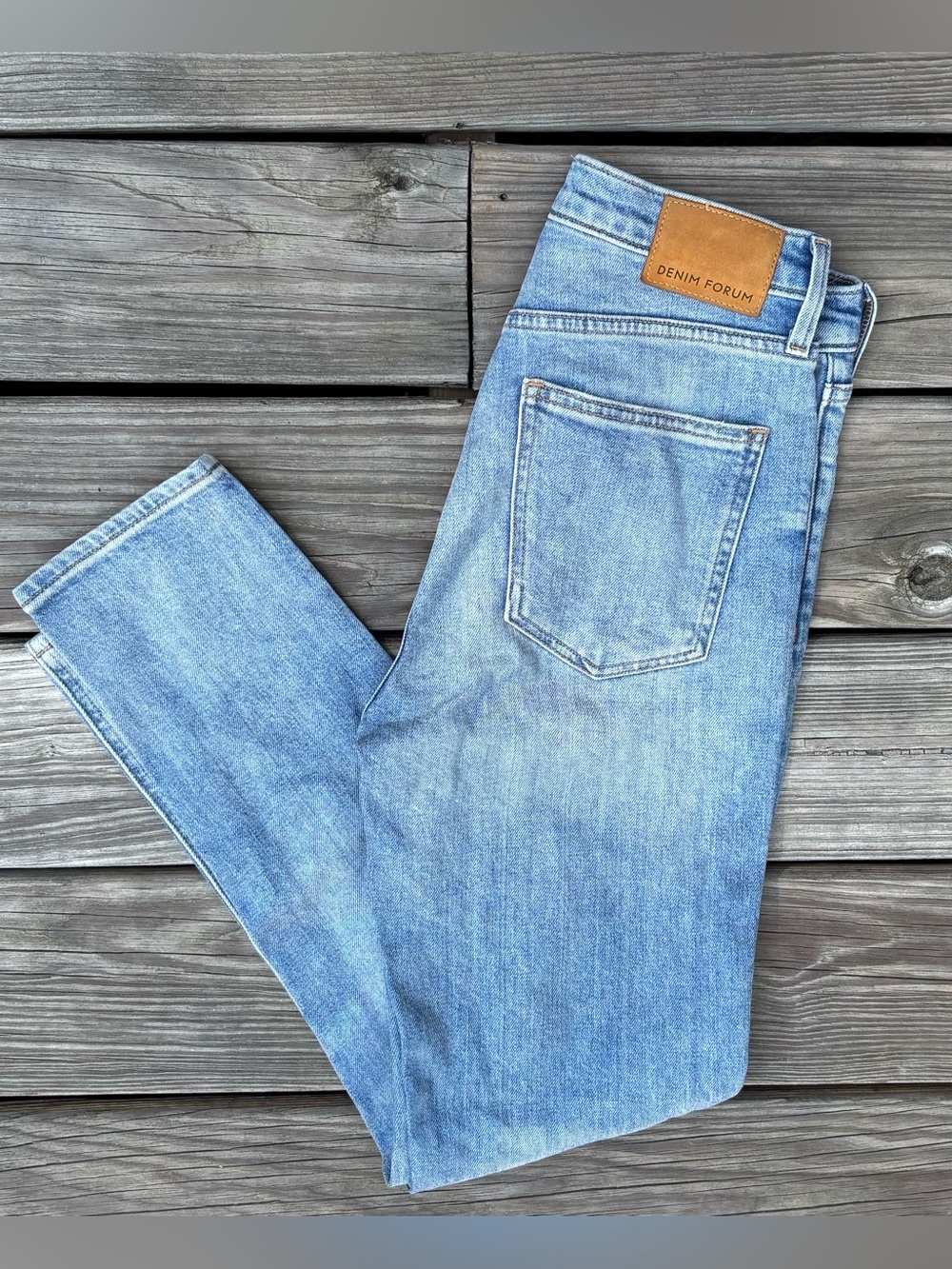 Denim Forum Aritzia Women's The Yoko High Rise Blue Denim Jeans 26 Slim
